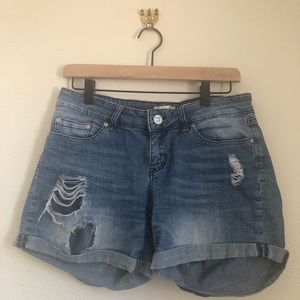 Indigo Rein blue denim shorts